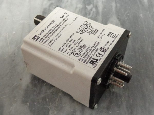 9050-JCK-25V20:SQUARE D OFF PLUG IN RELAY 9050-JCK-25V20,SQUARE D