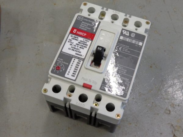 HMCP050K2:CUTLER HAMMER MOLDED CASE CIRCUIT BREAKER HMCP050K2,CUTLER HAMMER