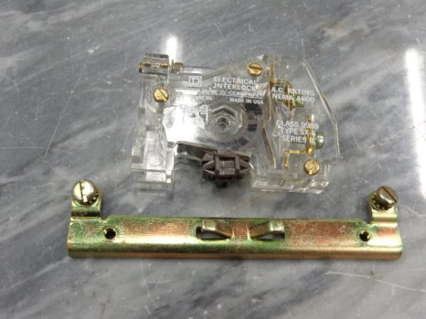 9999-SX-6, SQUARE D, AUXILIARY CONTACT, 1 N.O., ELECTRICAL INTERLOCK, FOR SIZE 0-7, 9999 SX-6
