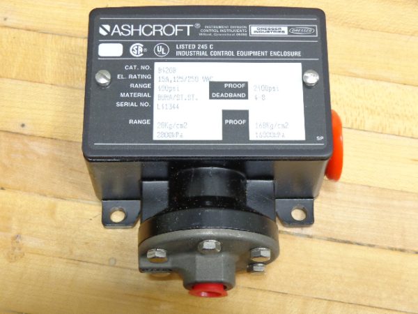 B4508:ASHCROFT INDUSTRIAL CONTROL VALVE B4508,ASHCROFT