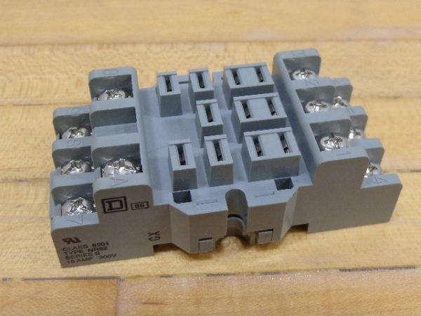 8501NR82:SQUARE D RELAY SOCKET 8501NR82,SQUARE D