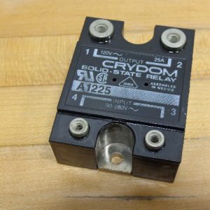 A1225 SENSATA CRYDOM SOLID STATE RELAY, 25 AMP, CONTROL 90 VAC to 280 VAC