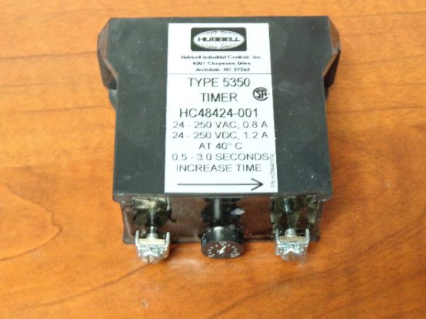 HC48424-001, HUBBELL, STATIC TIMER, TYPE 5350, .25-5.0 SECONDS, HC48424-001
