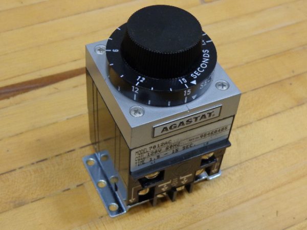 AGASTAT TIMING RELAY COIL 120V / 60HZ, TIMING 1.5-15 SECONDS 7012ACLL