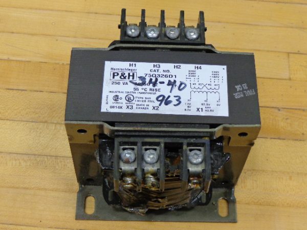 75Q326D1:P&H INDUSTRIAL COTROL TRANSFORMER 75Q326D1,P&H INDUSTRIAL COTROL