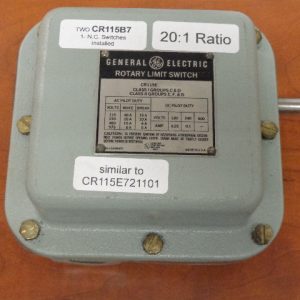 CR115E721701: GENERAL ELECTRIC, 20:1 RATIO, ROTARY LIMIT SWITCH