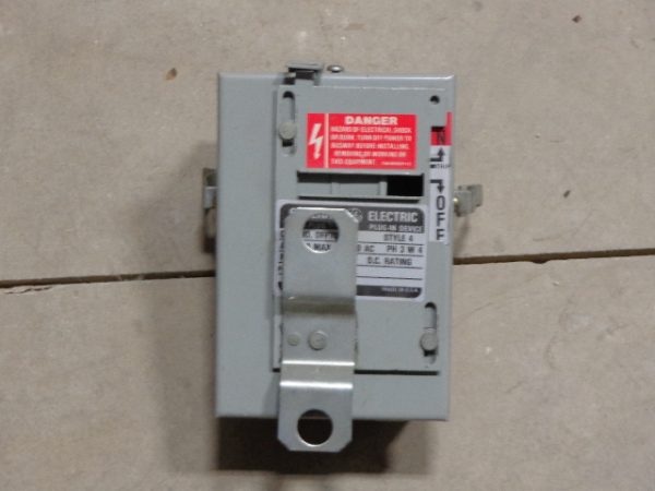 DFPTQLX4:GENERAL ELECTRIC DISCONNECT SWITCH DFPTQLX4,GENERAL ELECTRIC