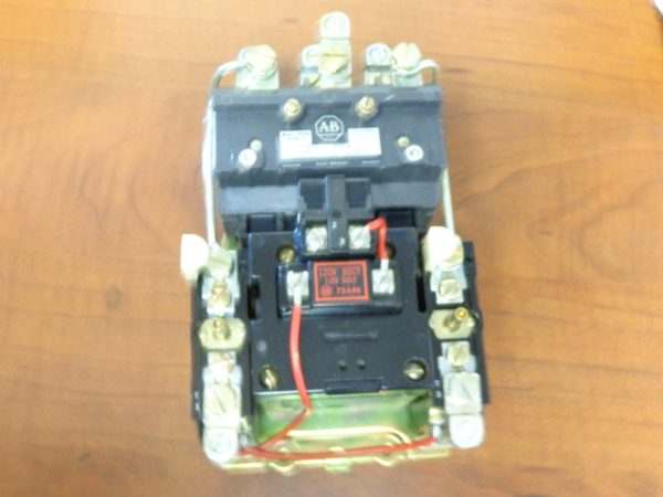 709-COD, ALLEN BRADLEY, USED, FULL VOLTAGE STARTER WITH DUAL OVERLOADS