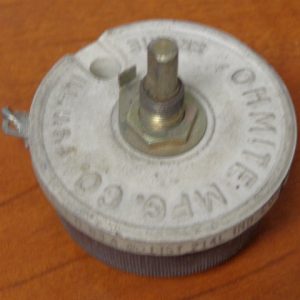 0320: MODEL J RHEOSTAT, OHMITE MFG. CO.