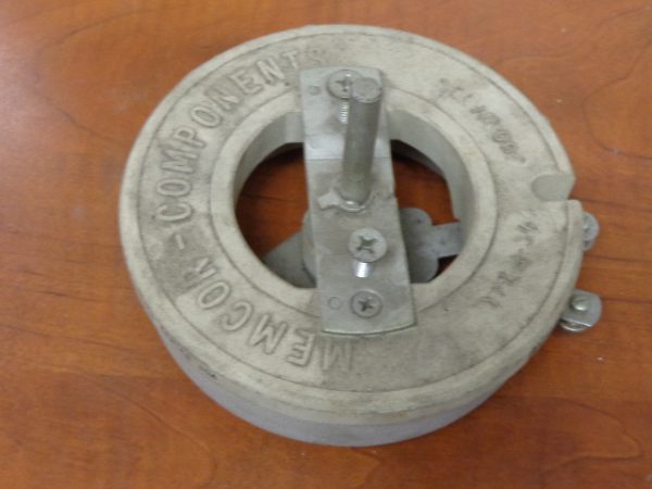 8109 MEMCOR RHEOSTAT,  0.76-1.6 AMP 250 OHM
