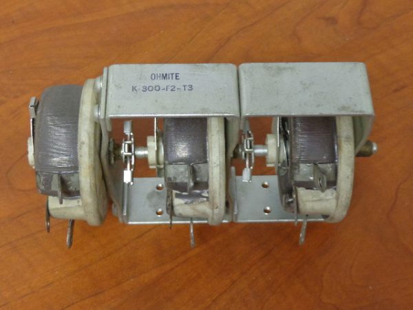 K-300-F2-T3:OHMITE RHEOSTAT DOUBLE K-300-F2-T3,OHMITE