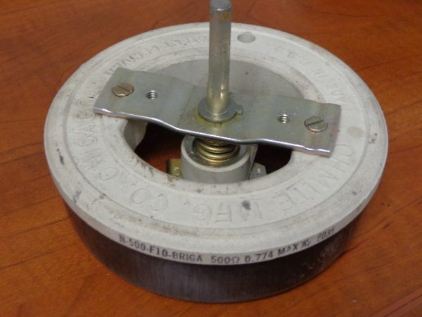 N-500-F10-BRIGA: OHMITE RHEOSTAT, 500 OHMS .774 AMPS 9035