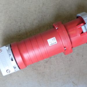 4100C7W: LEVITON, WATERTIGHT CONNECTOR PIN & SLEEVE IEC 309 CONFIGURATION. 3 POLE, 4 WIRE GROUNDING, 100 AMP, 3 PHASE, 480VAC