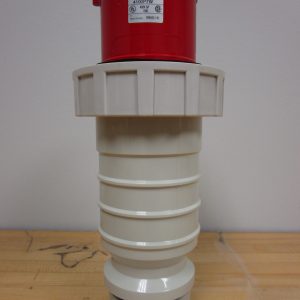 4100P7W: BRYANT, WATERTIGHT PLUG IEC 309 SERIES II PIN & SLEEVE 100 AMP, 3 PHASE, 3 POLE 4 WIRE GROUNDING.