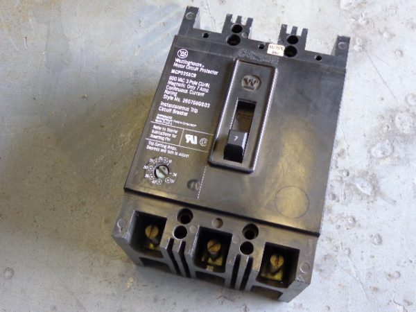 MCP0358CR:WESTINGHOUSE MOTOT CIRCUIT PROTECTOR MCPO358CR,WESTINGHOUSE