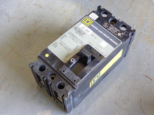 FA126015:SQUARE D MOLDED CASE CIRCUIT BREAKER FA126015,SQUARE D