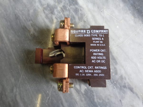 9065-TO1: SQUARE D 50 AMP OVERLOAD RELAY