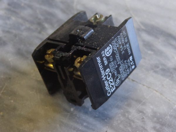 E22C9:CUTLER HAMMER CONTACT BLOCK E22C9,CUTLER HAMMER