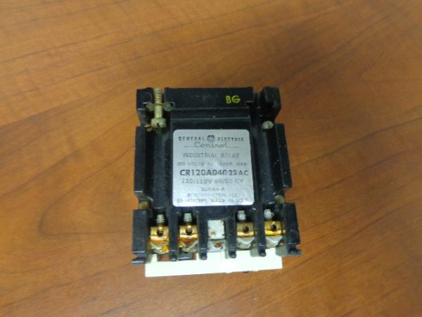 CR120A04022AC:GENERAL ELECTRIC INDUSTRIAL RELAY CR120A04022AC,GENERAL ELECTRIC