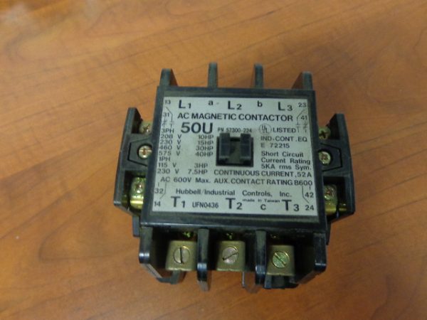 PN-57300-224:HUBBELL AC MAGNETIC CONTACTOR PN-57300-224,HUBBELL
