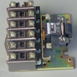 5U6-76: CLARK, TYPE PM A.C. RELAY 10 AMP 600VAC MAX, 6NO CONTACTS, 110-120V 60HZ COIL TB113-1