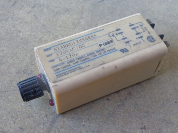 STARX012XSAEXA, AGASTAT PLUG IN RELAY