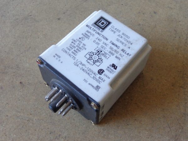 9050-JCK70V24:SQUARE D TIMING RELAY 9050-JCK70V24,SQUARE D