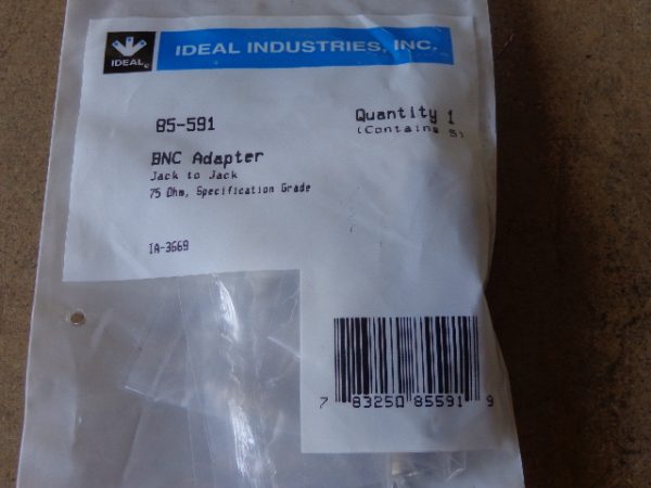 85-591:IDEAL BNC ADAPTER 85-591,IDEAL