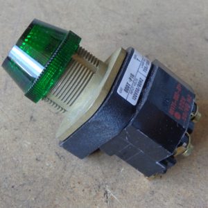 800T-P16G: ALLEN BRADLEY, 30.5mm PILOT LIGHT WITH GREEN CAP, SERIES T, XFMR 120V, NEMA TYPE 4 & 13.