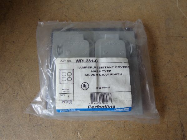 WRL281-C:THOMAS&BETTS TAMPER RESISTANT COVER WRL281-C,THOMAS&BETTS