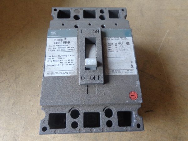 THED136020V:GENERAL ELECTRIC CIRCUIT BREAKER THED136020V,GENERAL ELECTRIC
