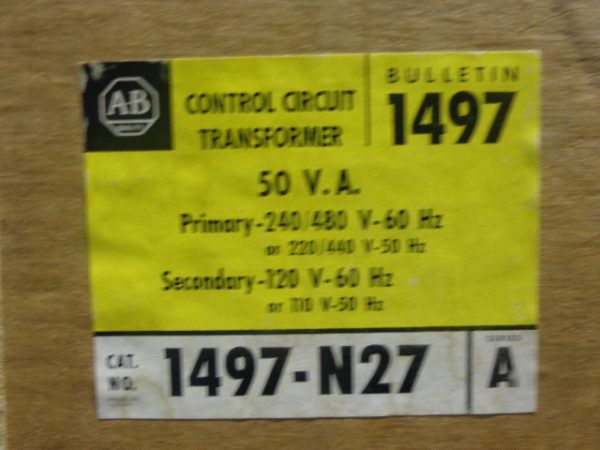 1497-N18:ALLEN BRADLEY TRANSFORMER 1497-N18,ALLEN BRADLEY