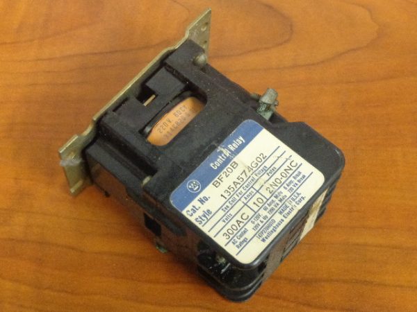 BF20B:WESTINGHOUSE CONTROL RELAY BF20B,WESTINGHOUSE