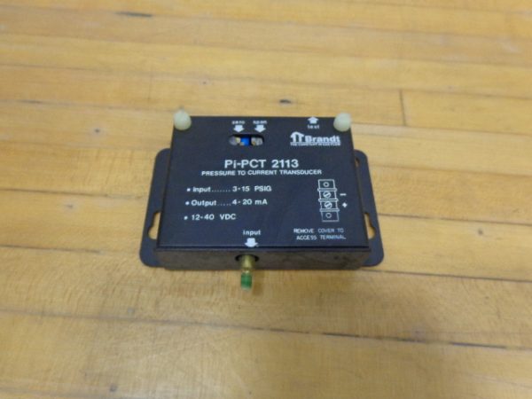PI-PCT-2113:BRANDT PRESSURE TO CURRENT TRANSDUCER PI-PCT-2113,BRANDT