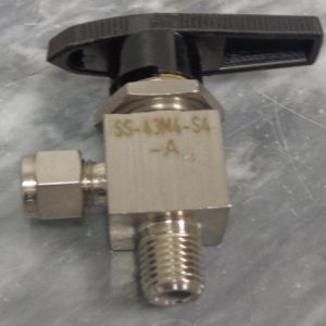SS-43M4-S4-A:WHITEY TUBE BALL VALVE MALE TO FEMALE SS-43M4-S4-A,WHITEY