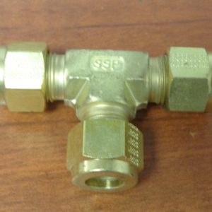 IBD6UT:DUOLOK COMPRESSION TEE FITTING 1/4" IBD6UT,DUOLOK