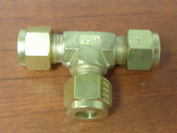 IBD6UT:DUOLOK COMPRESSION TEE FITTING 1/4" IBD6UT,DUOLOK