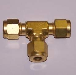 B-400-3:SWAGELOK COMPRESSION TEE FITTING 1/4" B-400-3,SWAGELOK