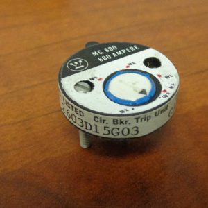 2603D15G03:WESTINGHOUSE A8MC800 RATING PLUG 2603D15G03,WESTINGHOUSE
