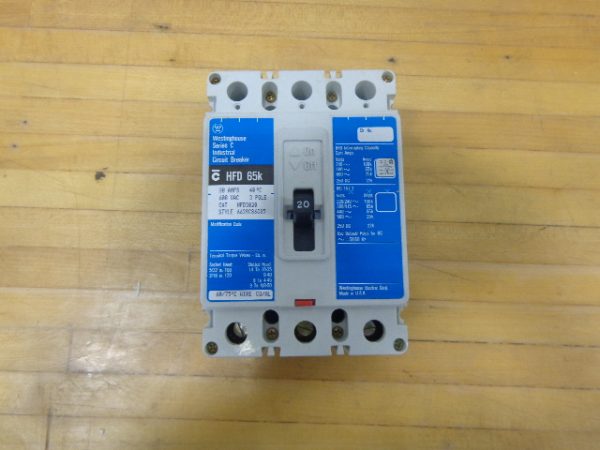 HFD3020:WESTINGHOUSE CIRCUIT BREAKER HFD3020