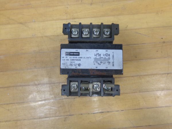 C0075E2A: CUTLER-HAMMER, CONTROL TRANSFORMER 75 VA, 50/60Hz