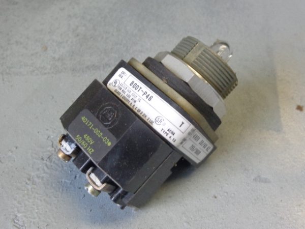 800T-P46: ALLEN-BRADLEY, PILOT LIGHT 480V 60Hz, 30mm, NEMA TYPE 4, 13.