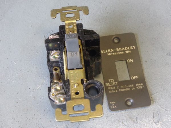 600-TO4: STARTING SWITCH, ALLEN BRADLEY