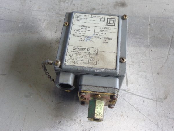 9012-GKW-5:SQUARE D PRESSURE SWITCH 9012-GKW-5,SQUARE D