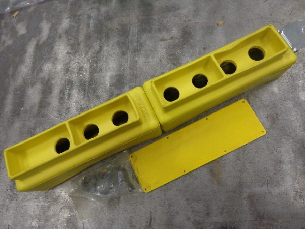 4007: WOODHEAD CO. PENDANT 7 HOLE PUSHBUTTON STATION