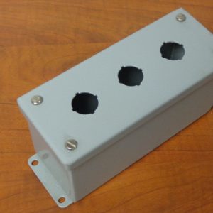 E-3PBGX : HOFFMAN 3 HOLE ENCLOSURE MINIATURE
