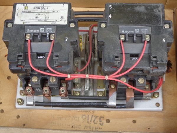 8702-SEO2: SQUARE D SIZE 3 REVERSING STARTER CONTACTOR