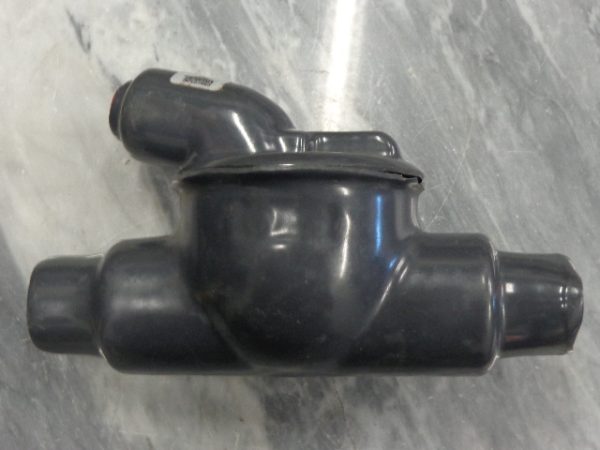 PREZS5: ROBROY PLASTI-BOND FITTING 1" EYS SEAL OFF GOOSE NECK